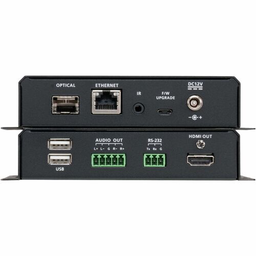 ATEN VE883AK2 Video Extender Transceiver - 32808.40 ft RangeNetwork (RJ-45)USBHDMI InHDMI Out - 4K - 4096 x 2160 - Twisted Pair - Rack-mountable VE883AK2 - Image 3