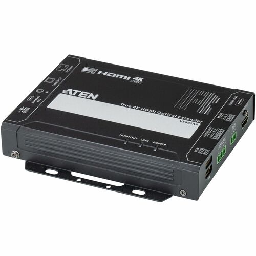 ATEN VE883AK2 Video Extender Transceiver - 32808.40 ft RangeNetwork (RJ-45)USBHDMI InHDMI Out - 4K - 4096 x 2160 - Twisted Pair - Rack-mountable VE883AK2 - Image 6