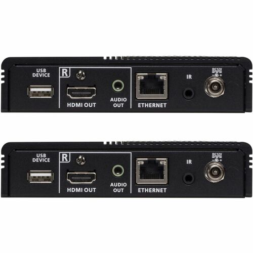 Eaton Tripp Lite Series HDBaseT 3.0 Transmitter and Receiver Kit, HDMI 4K 60 Hz (4:4:4), RS-232, IR Control, Up to 328 ft. (100 m), TAA - 1 Input - BHDBT3-TRX2 - Image 2