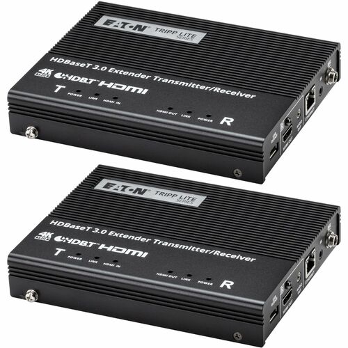 Eaton Tripp Lite Series HDBaseT 3.0 Transmitter and Receiver Kit, HDMI 4K 60 Hz (4:4:4), RS-232, IR Control, Up to 328 ft. (100 m), TAA - 1 Input - BHDBT3-TRX2 - Image 4
