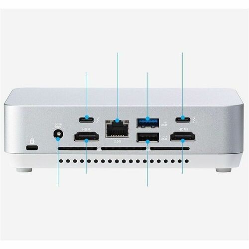 Asus NUC 14 Pro+ Barebone System - Mini PC - Core Ultra 7 14th Gen 155H - Intel Chip - 96 GB DDR5 SDRAM DDR5-5600/PC5-44800 Maximum RAM Support - RNUC14RVSU70000UI - Image 2