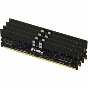 128GB 5600MT/S DDR5 ECC REGCL28 DIMM KIT OF 4 FURY RENEGADE PR - KF556R28RBE2K4-128