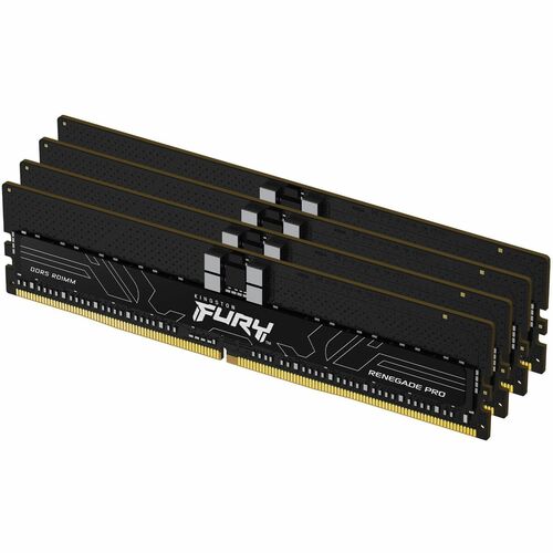 128GB 5600MT/S DDR5 ECC REGCL28 DIMM KIT OF 4 FURY RENEGADE PR - KF556R28RBE2K4-128