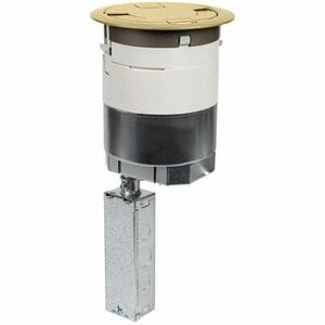 Legrand Av - Middle 6IN 3HR UNWIRED FLUSH STN BRASS 6AT2SB3H