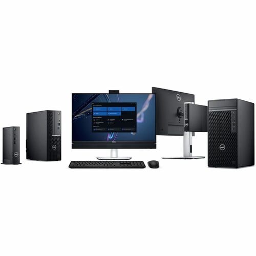 Dell OptiPlex 7000 7020 Desktop Computer - Intel Core i5 14th Gen i5-14500T - vPro Technology - 16 GB - 256 GB SSD - Micro PC - Black - 1WRXW - Image 7