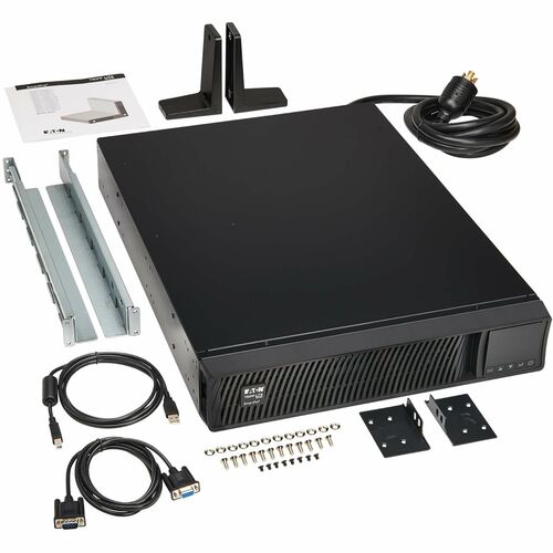 Eaton Tripp Lite Series SmartPro 3000VA 3000W 120V Line-Interactive Sine Wave UPS - 7 Outlets, Extended Run, Network Card Option, LCD, USB, DB9, 2U Rack/Tower, TAA - 2U - SMART3000RXLTAA - Image 9