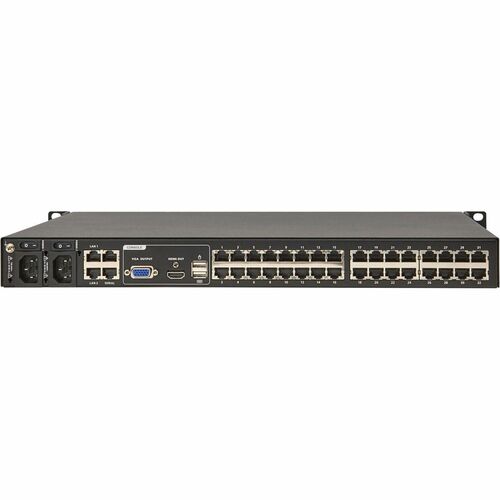 Eaton CAT5E KVM OVER IP SWITCH 32PORT VIRTUAL MEDIA 3 REMOTE/1 LOCAL B064-032-04-IPH - Image 3
