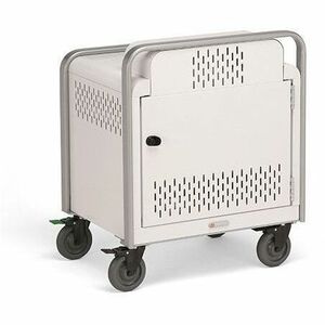 Bretford ProVision Projector Cart - 4 Casters - 5" Caster Size - Metal - 23.50" Width x 20" Depth x 30.50" Height - Arctic White, Platinum PVPC800-AWPM - PVPC800-AWPM - Image 5