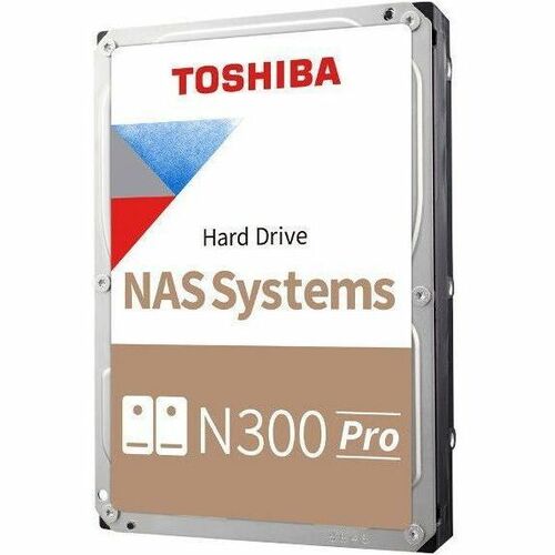 Toshiba N300 Pro HDWG62CXZSTB 22 TB Hard Drive - 3.5" Internal - SATA (SATA/600) - Conventional Magnetic Recording (CMR) Method - NAS Device Supported - 7200rpm - 300 - HDWG62CXZSTB - Image 2