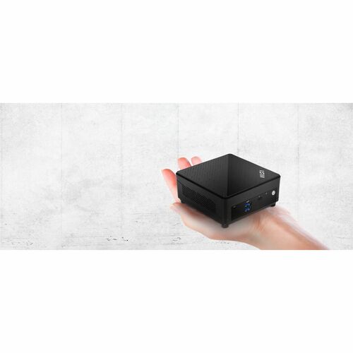 MSI Cubi 5 12M Cubi 5 12M-286US Desktop Computer - Intel Core i5-1235U - 16 GB - 1 TB SSD - Mini PC - Black - Intel Chip - CUBI512M286 - Image 5