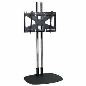 Premier Mounts TS72B-MS2 - Heavy Duty Low Profile Floor Stand for Displays up to 160lbs. | 72kg - 160 lb Load Capacity - 72.10" Height x 35.50" Width - 7170-1096