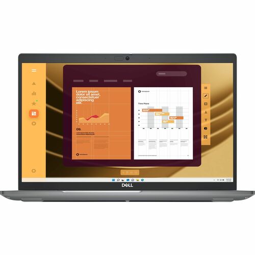 Dell Latitude 5000 5550 15.6" Touchscreen Notebook - Full HD - Intel Core Ultra 5 135U - vPro Technology - 16 GB - 256 GB SSD - Gray - GWDP8 - Image 2