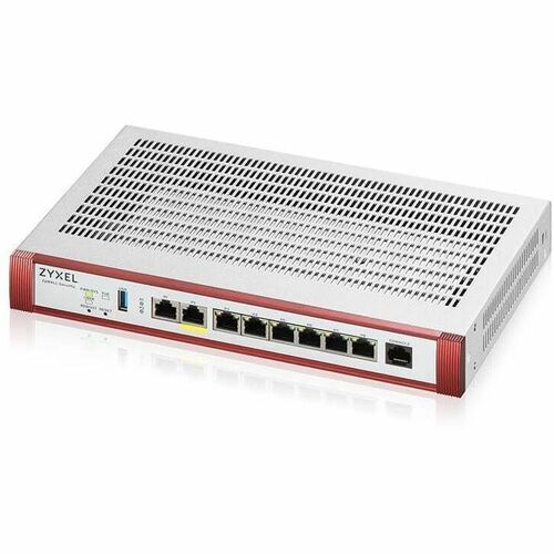 ZYXEL ZyWALL USG FLEX 200HP Network Security/Firewall Appliance - Intrusion Prevention - 8 Port - 10/100/1000Base-T, 2.5GBase-T - 2.5 Gigabit Ethernet - 4.88 Gbit/s Firewall Throughput - SSL, - USGFLEX200HP+2YG
