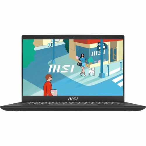 MSI Modern 14 inch Ultrabook Laptop AMD Ryzen 7-7730U 16GB 512GB W11P - Intel Chip - 1920 x 1080 - Windows 11 Pro - AMD Radeon Graphics - - MOD1413261 - Image 2