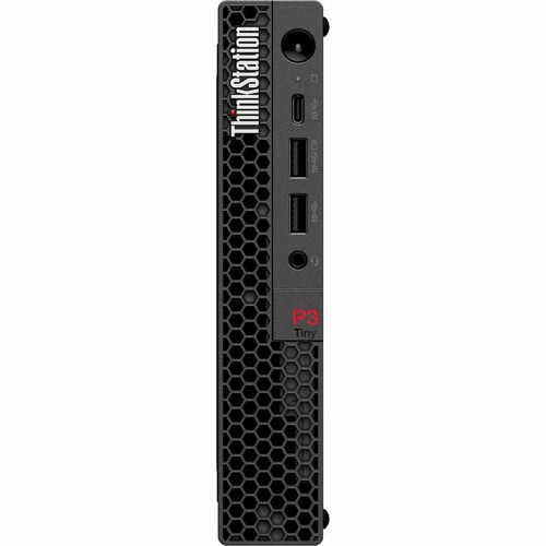 Lenovo ThinkStation P3 30H00073US Workstation - 1 Core i5 14th Gen i5-14500 - vPro Technology - 16 GB - 512 GB SSD - Tiny - Black - Intel - 30H00073US - Image 2