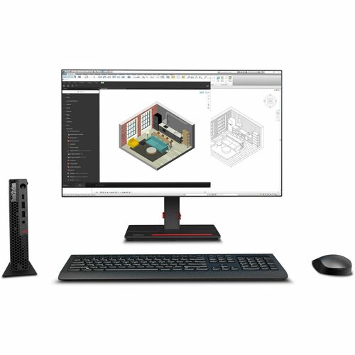 Lenovo ThinkStation P3 30H00073US Workstation - 1 Core i5 14th Gen i5-14500 - vPro Technology - 16 GB - 512 GB SSD - Tiny - Black - Intel - 30H00073US - Image 7