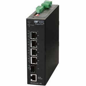 Omnitron Systems INDUSTRIAL MULTI-GIGABIT SWITCH SFP+ 2X MULTIGIG 2X 10/100/1000 AC 9666-0-14-2Z