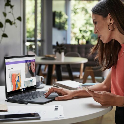 HP Elite Dragonfly Chromebook Enterprise 13.5" Touchscreen Convertible 2 in 1 Notebook - 2K - Intel Core i3 12th Gen i3-1215U - 8 GB - 256 GB SSD - A4ED0UT#ABA - Image 3