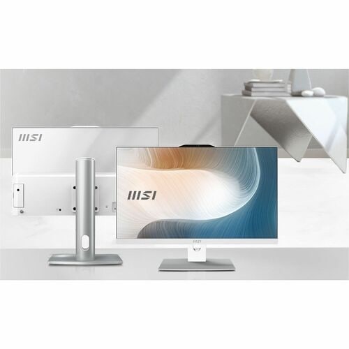 MSI Modern AM242TP 1M-1200US All-in-One Computer - Intel Core 3 100U - 8 GB - 512 GB SSD - 23.8" Full HD Touchscreen - Desktop - Intel Chip - MAM242TP1M1200 - Image 9