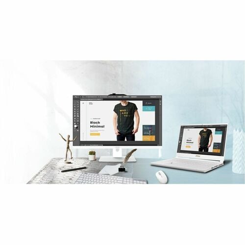 MSI Modern AM242TP 1M-1200US All-in-One Computer - Intel Core 3 100U - 8 GB - 512 GB SSD - 23.8" Full HD Touchscreen - Desktop - Intel Chip - MAM242TP1M1200 - Image 10
