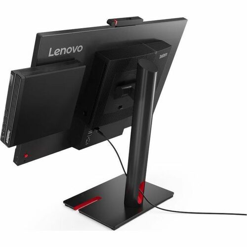Lenovo ThinkCentre M70q Gen 5 12TD001MUS Desktop Computer - Intel Core i3 14th Gen i3-14100T - 16 GB - 256 GB SSD - Tiny - Black - Intel - 12TD001MUS - Image 2
