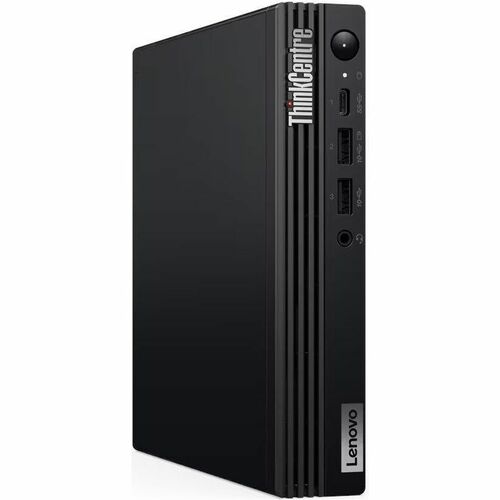 Lenovo ThinkCentre M70q Gen 5 12TD001MUS Desktop Computer - Intel Core i3 14th Gen i3-14100T - 16 GB - 256 GB SSD - Tiny - Black - Intel - 12TD001MUS - Image 9