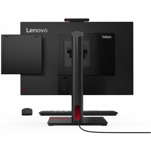 Lenovo ThinkCentre M70q Gen 5 12TD001MUS Desktop Computer - Intel Core i3 14th Gen i3-14100T - 16 GB - 256 GB SSD - Tiny - Black - Intel - 12TD001MUS