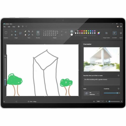 Microsoft Surface Pro 11 Copilot+ PC Tablet - 13" - Qualcomm Snapdragon X Elite - 16 GB - 512 GB SSD - Windows 11 Pro - Platinum - - ZIN-00001 - Image 2