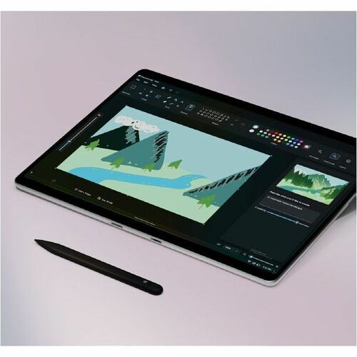 Microsoft Surface Pro 11 Copilot+ PC Tablet - 13" - Qualcomm Snapdragon X Elite - 16 GB - 512 GB SSD - Windows 11 Pro - Platinum - - ZIN-00001 - Image 11