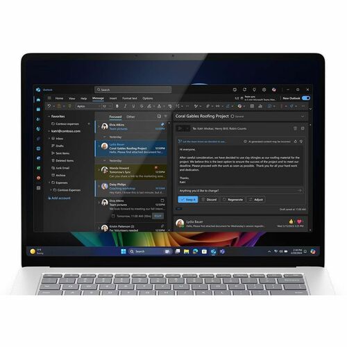 Microsoft Surface Laptop 7 13.8" Touchscreen Copilot+ PC Notebook - Qualcomm Snapdragon X Plus - 16 GB - 256 GB SSD - English Keyboard - Platinum - Demo - T0J-00001 - Image 7