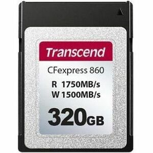 Transcend 320GB CFEXPRESS CARD GEN3X2 SLC MODE TS320GCFE860