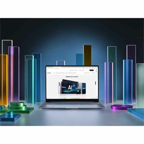 Samsung Galaxy Book4 Edge NP940XMA-KB1US 14" Touchscreen Copilot+ PC Notebook - Qualcomm Snapdragon X Elite X1E-80-100 - 16 GB - 512 GB Flash Memory - Sapphire Blue - - NP940XMA-KB1US - Image 13