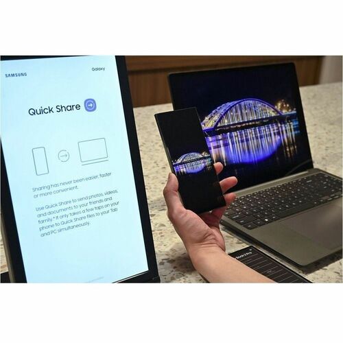 Samsung Galaxy Book4 Edge NP940XMA-KB1US 14" Touchscreen Copilot+ PC Notebook - Qualcomm Snapdragon X Elite X1E-80-100 - 16 GB - 512 GB Flash Memory - Sapphire Blue - - NP940XMA-KB1US - Image 29