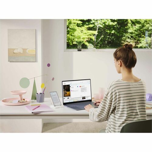Samsung Galaxy Book4 Edge NP940XMA-KB1US 14" Touchscreen Copilot+ PC Notebook - Qualcomm Snapdragon X Elite X1E-80-100 - 16 GB - 512 GB Flash Memory - Sapphire Blue - - NP940XMA-KB1US - Image 6