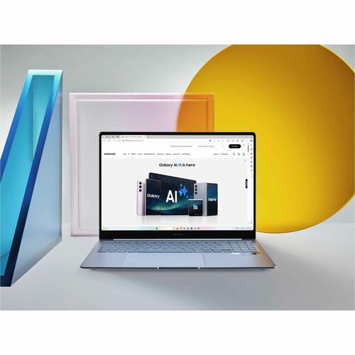 Samsung Galaxy Book4 Edge NP940XMA-KB1US 14" Touchscreen Copilot+ PC Notebook - Qualcomm Snapdragon X Elite X1E-80-100 - 16 GB - 512 GB Flash Memory - Sapphire Blue - - NP940XMA-KB1US - Image 9