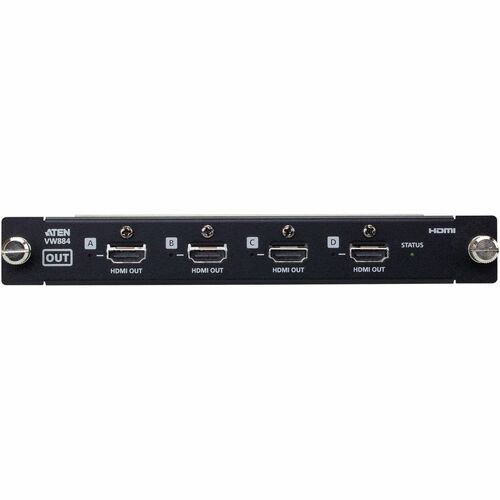 ATEN TECHNOLOGIES ATEN 4-Port 4K HDMI Output Board for VW Series – 10.8″ Height x 10.7″ Width – Black – MetalSpecificationsBasic VW884 - Image 2