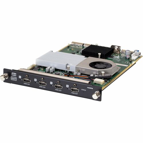 ATEN TECHNOLOGIES ATEN 4-Port 4K HDMI Output Board for VW Series – 10.8″ Height x 10.7″ Width – Black – MetalSpecificationsBasic VW884