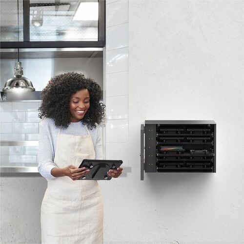 CTA Digital Locking Charging Cabinet for Up to 10 Devices - 10 Devices Supported - 5 x Shelf(ves) - 14.70" Height x 23" Width x 15.70" Depth - - POW-LICC10 - Image 13