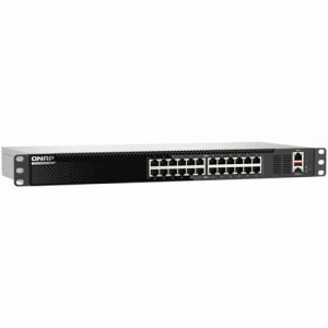 QNAP QSW-M3224-24T Layer 3 Switch - 24 Ports - Manageable - Gigabit Ethernet, 2.5 Gigabit Ethernet, 5 Gigabit Ethernet, 10 Gigabit Ethernet - 1000Base-T, 2.5GBase-T, 5GBase-T, 10GBase-T - - QSW-M3224-24T-US