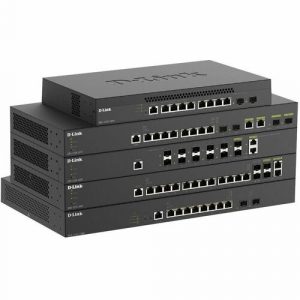 10-PORT 10G SMART POE SWITCH 8X10G POE (60W) AND 2XSFP+ - DXS-1210-10MP