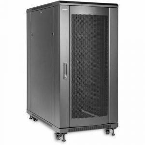 Rocstor SolidRack Rack Cabinet - For Equipment Rack, Data Center, Server, Patch Panel, UPS, Switch, Storage, LAN Switch, PDU - 25U Rack Height x 19" Rack Width x - Y10E064-B1