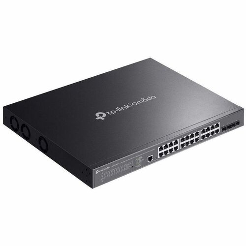 TP-Link 24-Port Gigabit and 4-Port 10GE SFP+ L2+ Managed Switch with 16-Port PoE+ & 8-Port PoE++ - 24 Ports - Manageable - Gigabit Ethernet, 10 Gigabit Ethernet - - SG3428XMPP - Image 4