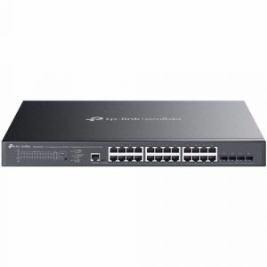 TP-Link 24-Port Gigabit and 4-Port 10GE SFP+ L2+ Managed Switch with 16-Port PoE+ & 8-Port PoE++ - 24 Ports - Manageable - Gigabit Ethernet, 10 Gigabit Ethernet - - SG3428XMPP