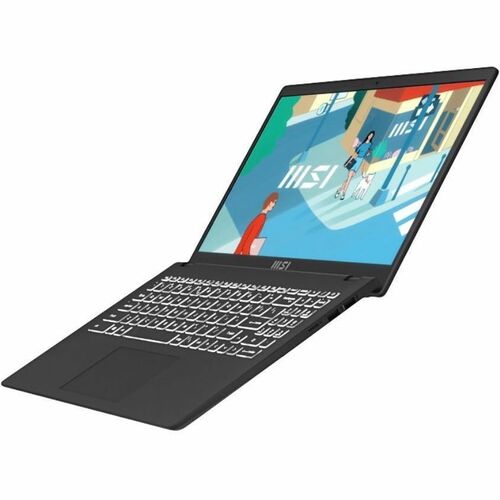 MSI Modern 15 B12M Modern 15 B12M-454US 15.6" Notebook - Full HD - Intel Core i7 12th Gen i7-1255U - 16 GB - 512 GB SSD - Classic - MOD1512454 - Image 9