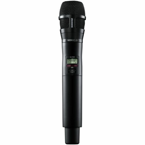 Shure ULXD2/N8C Digital Handheld Transmitter with Nexadyne 8/C Capsule - 470 MHz to 534 MHz Operating Frequency - 40 Hz to 16 kHz Frequency Response - 328.08 ft - ULXD2/N8CB=-G50