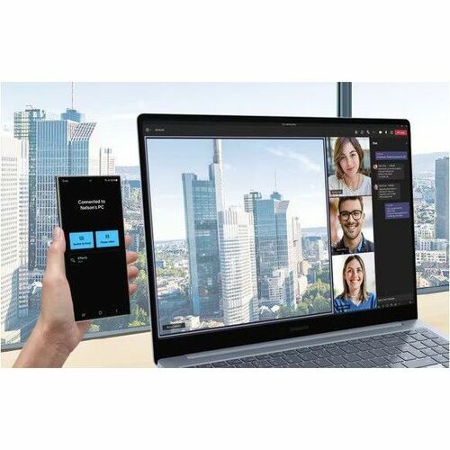 Samsung Galaxy Book4 Edge NP964XMA-MC1US 16" Touchscreen Copilot+ PC Notebook - 3K - Qualcomm Snapdragon X Elite - 16 GB - 512 GB SSD - Sapphire Blue - - NP964XMA-MC1US - Image 13