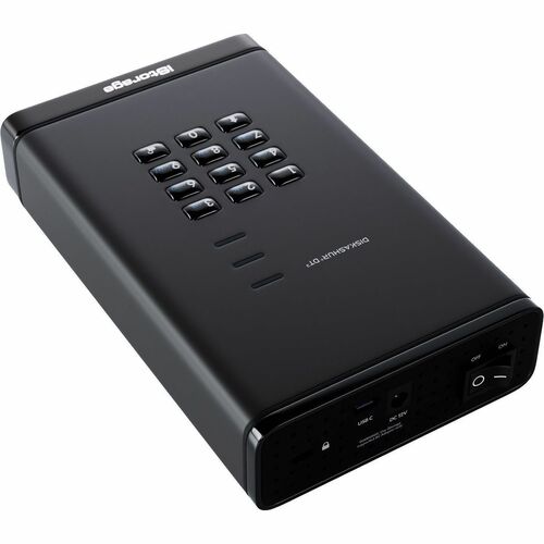 iStorage diskAshur DT3 14 TB Portable Hard Drive - 3.5" External - TAA Compliant - Printer, Scanner, Camera Device Supported - USB 3.2 (Gen 1) Type C - - IS-DT3-256-14000-F - Image 4