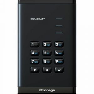 iStorage diskAshur3 4 TB Portable Solid State Drive - 2.5" External - Black - TAA Compliant - Printer, Scanner, Camera Device Supported - USB 3.2 (Gen 1) Type - IS-DA3-256-SSD-4000-B