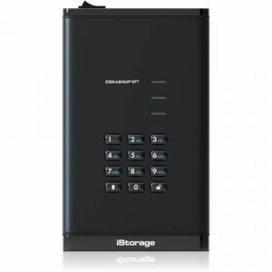 iStorage diskAshur DT3 22 TB Portable Hard Drive - 3.5" External - TAA Compliant - Printer, Scanner, Camera Device Supported - USB 3.2 (Gen 1) Type C - - IS-DT3-256-22000-F