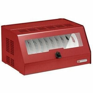 Bretford Multi-Bay Battery Charger - Input connectors: USB - 10 - Proprietary Battery Size CBSUSBC10-RED